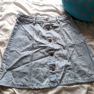 Light blue denim skirt from H&M